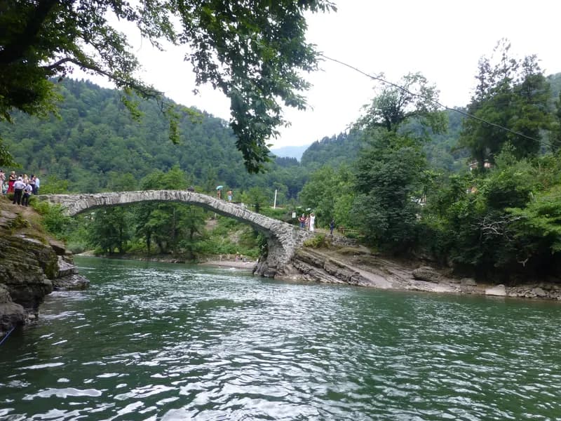 Горная Аджария: водопад Махунцети, мост царицы Тамары и вино, фото 2